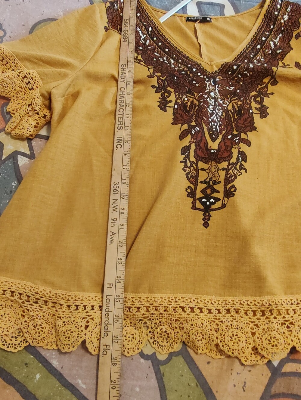 Boho Plus size top - Picture 2 of 9